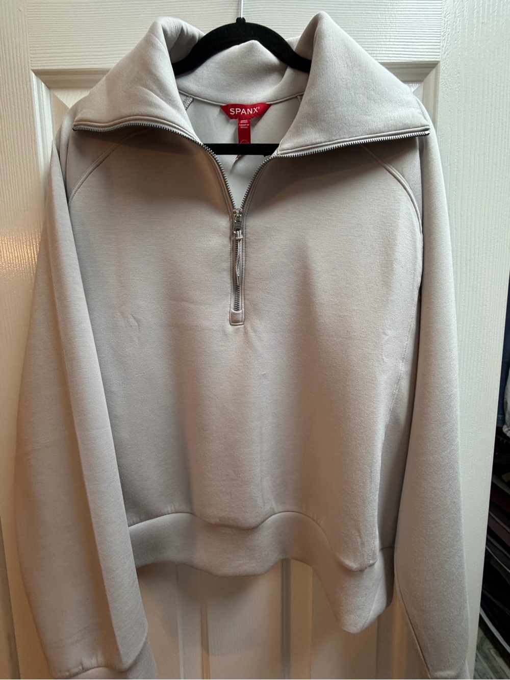 Spanx Air Essentials Quarter-Zip Top, NEW!